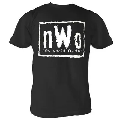£22.80 • Buy Adult Mens NWo New World Order Logo Wrestling Black Short Sleeve T-shirt Tee