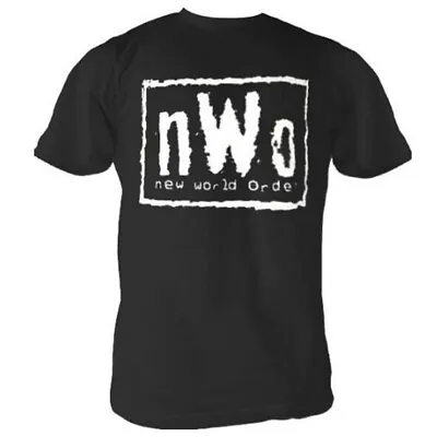 Mens NWo New World Order Hulk Hogan Wrestling Black Short Sleeve T-shirt Tee • $22.95