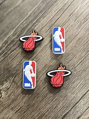 Miami Heat Basketball Team Sports Charm For Crocs Shoe Charms - 4 Pieces • $9.77