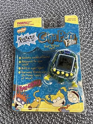 Vtg 1997 Tiger Giga Pets Plus RUGRATS Keychain Virtual Pet LCD Game | Brand New • $47