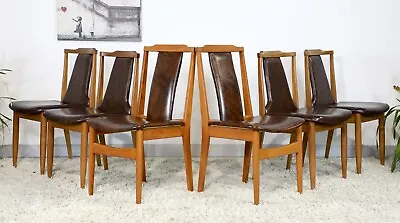 $675 • Buy FREE DELIVERY-Retro Vintage Mid Century Dining Chairs X6