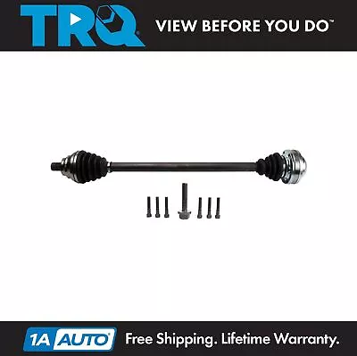 $84.95 • Buy TRQ Front Right CV Axle Shaft Fits Audi A3 VW Beetle CC Eos GTI Jetta Passat