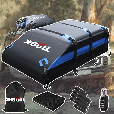 X-BULL Waterproof Car Roof Cargo Bag 425L Top Rack Carrier Luggage Storage Cube • $119