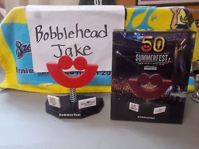 Nib 2017 50th Anniversary Summerfest Bobblehead Worlds Largest Music Festival • $14.99