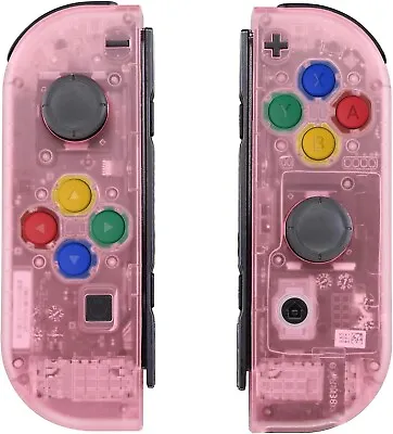 Custom Clear Cherry Pink Editon Joy-Cons For Nintendo Switch (Brand New) • $209.99