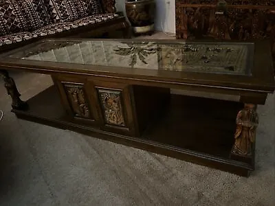 Chinese Teak Coffee Table • $850