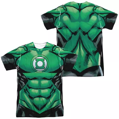 Green Lantern Uniform Unisex Adult Halloween Costume T Shirt S-3XL • $28.99