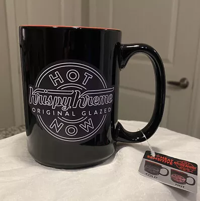 Krispy Kreme Hot Now Coffee Mug Heat Sensitive Color Changes White To Red • $21.99