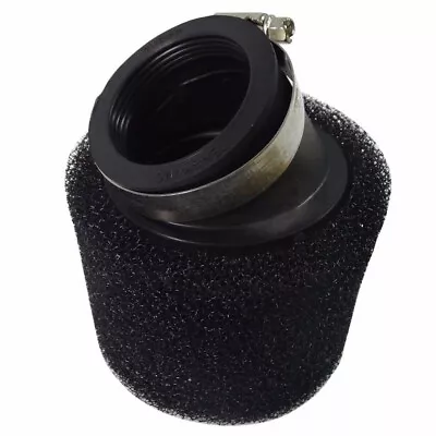 BLACK 45mm Bent Angled Foam Pod Air Filter PIT PRO Quad Dirt Bike ATV Dune Buggy • $9.99