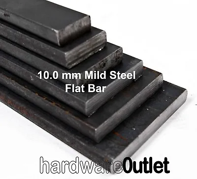 Mild Steel FLAT BAR 6 8 10mm Bespoke Cutting Service Available UK Trade Suplier • £4.15