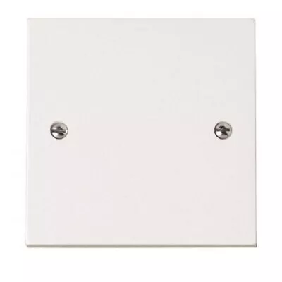 £1.95 • Buy Single Gang Blanking Plate 1 Gang 1G Light Switch Plug Wall Socket Cover White