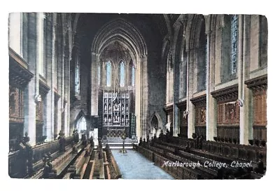 Marlborough College Chapel Postcard Wiltshire Published By Lucy & Co • £2