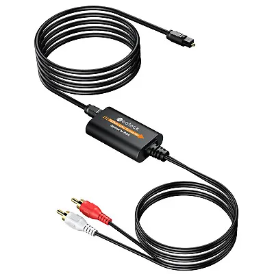 Neoteck DAC Converter SPDIF Optical To RCA Digital Analog Audio Amplifier Cable • $16.65