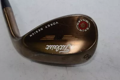 Titleist Vokey Spin Milled 2009 Oil Can 60*-04 Wedge Right Steel # 172203 • $101.19