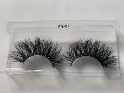 3D Mink Mega Wispy Eyelashes Luxury Fluffy Layered Strip False Lashes  • £3.45