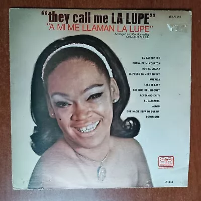 La Lupe – They Call Me La Lupe Vinyl LP Bolero Guaguanco Cha Cha Merengue • $32.98