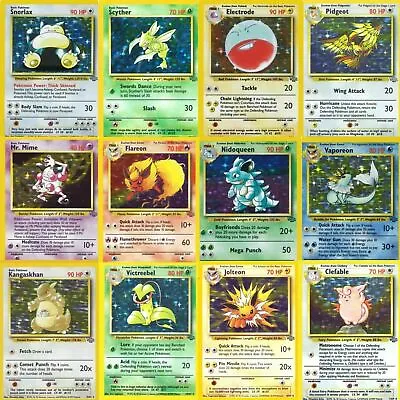 £1.79 • Buy Base Set JUNGLE Bundle Pokemon Cards - Choose Card - Holo Rare - All Cards 