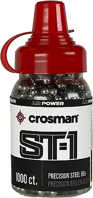 Crosman CST1K Precision Steel BBs ST-1 4.5mm 1000 Count; Fast Free Shipping • $13.99