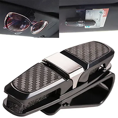 1Pcs Truck Sun Visor Glasses Sunglasses Card Ticket Holder Clip Car Accessories • $10.09