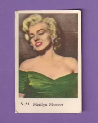1957 Dutch  S  Set #31 Marilyn Monroe • $1.99