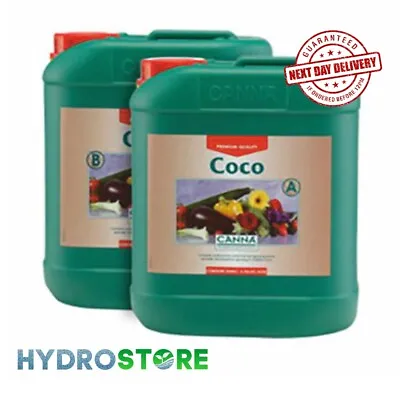 Canna Coco A & B - 10 Litres Of Each. 10L. 10ltr. Plant Nutrient. Hydroponics. • £69.95