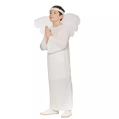 Child ANGEL Nativity Christmas Fancy Dress Costume School Play Unisex XMC-4625 • £9.95