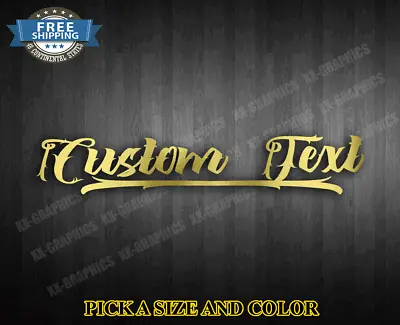 Custom TATTOO Windshield Decal Car Truck SUV Window Sticker Banner JDM Muscle #K • $11.99