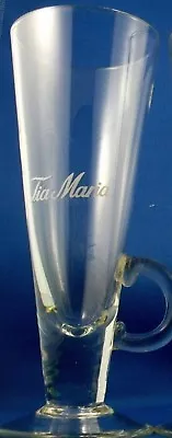 Retro TIA MARIA Handcrafted COCKTAILS Glass With ART GLASS HANDLE VG Man Cave • $69.50