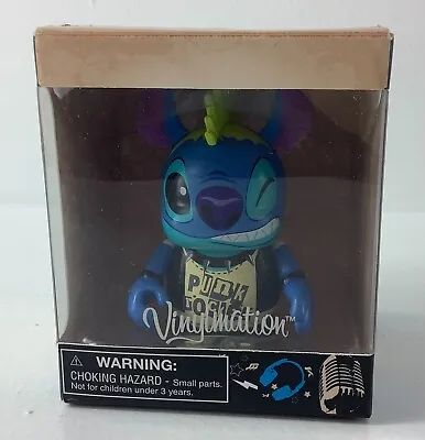 Disney Vinylmation Punk Rock Stitch 3  Collectible Figurine Lilo & Stitch • $12.95