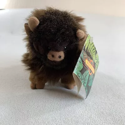 1993 Vintage American Bison Soft Toy Plush K & M International With Tag USA • $15