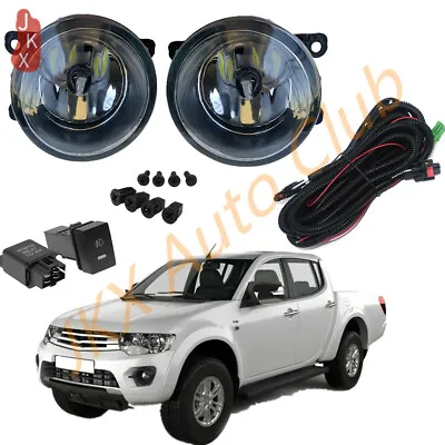 For MITSUBISHI L200 K74 2001-2006 Outlander 2006-12 LED K Fog Lamp Cable Swtich • $37.90