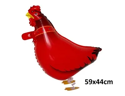 Chicken Hen Balloon Walking Pet Animal Airwalker Foil Helium Kids Parties Toys • £2.99