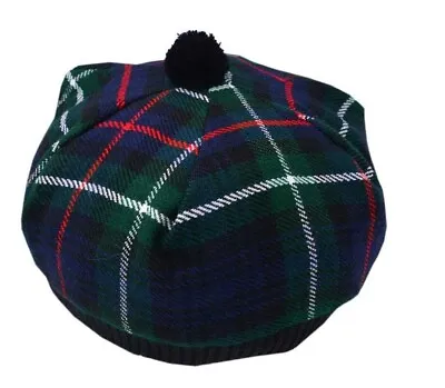 SHScottish Traditional Tam O' Shatner Tammy Tartan Acrylic Wool Kilt Accessories • £10.99