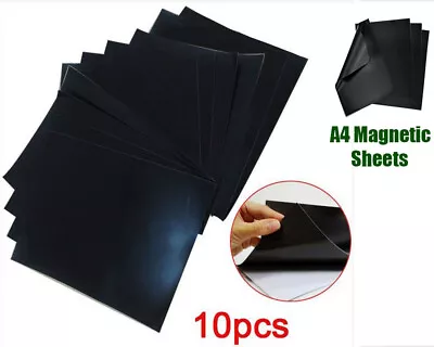 A4 Magnetic Sheets 10pcs  0.5mm Strong Flexible Die Storage Crafts Spellbinders • £8.93