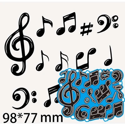 £4.32 • Buy Musical Note Metal Cutting Dies Stencils Scrapbooking Paper Cards Making Craft
