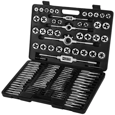 $71.09 • Buy VEVOR 110 PCS Tap And Die Combination Set Tungsten Steel T- Bar Tap Case Cutter