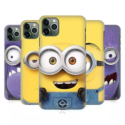 OFFICIAL DESPICABLE ME FULL FACE MINIONS HARD BACK CASE FOR APPLE IPHONE PHONES • $19.95