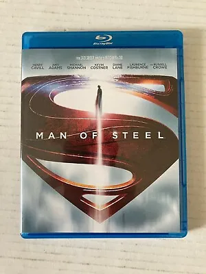 Man Of Steel - Blu-Ray - DVD - Special Features - 3 Disc Set - Henry Cavill • $5.06