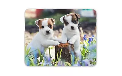 Adorable Jack Russell Puppies Mouse Mat Pad - Dog Puppy Gift PC Computer #8763 • £6.99