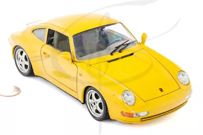 Vintage Diecast Car | 1993 Porsche 911 Carrera | 1/18 Italy Burago Model Toy Car • $9.95