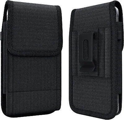 Extra Large Vertical Nylon Belt Clip Phone Case Holster For IPhone For Samsung • $9.49