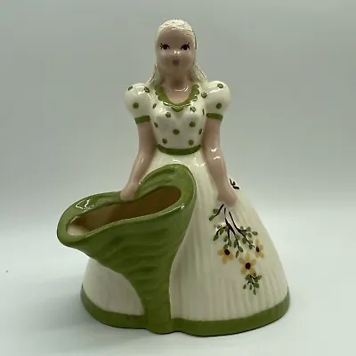 Vintage Hedi Schoop Girl Planter Figurine California Pottery 98p • $29.95