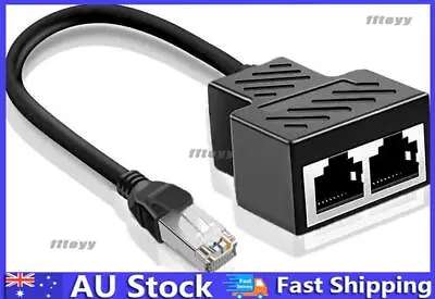 Gigabit Ethernet Splitter RJ45 LAN Ethernet Cable Splitter Cable Ethernet Socket • $11.29