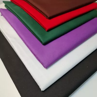 £1.99 • Buy Plain Thick Cotton Drill Workwear Twill Fabric Dress Craft Quilting Material 58 