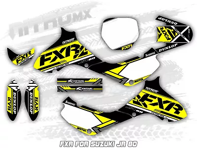 NitroMX Graphic Kit For SUZUKI JR 80 All Years Motocross Decal Sticker Design MX • $220.63