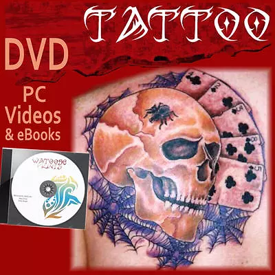 $14 • Buy How To Tattoo Designs DVD -PC 11000+ Pictures, VIDEO & 27 PDF EBooks IPad Kindle