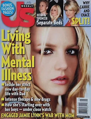 BRITNEY SPEARS April 2008 US Magazine CARRIE UNDERWOOD / HEIDI MONTAG • $4.80