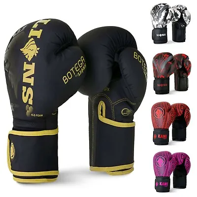 £14.99 • Buy Boxing Gloves Punching Kickboxing MMA Punch Bag Sparring Glove Kids Mens Women's