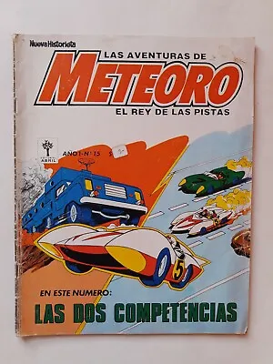 Vintage Las Aventuras De Meteoro Speed Racer Comic In Spanish #15 From 70's • $24.99