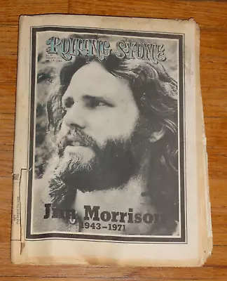 Rolling Stone Magazine 8/5 1971 JIM MORRISON Memorial Death Issue The Doors • $35